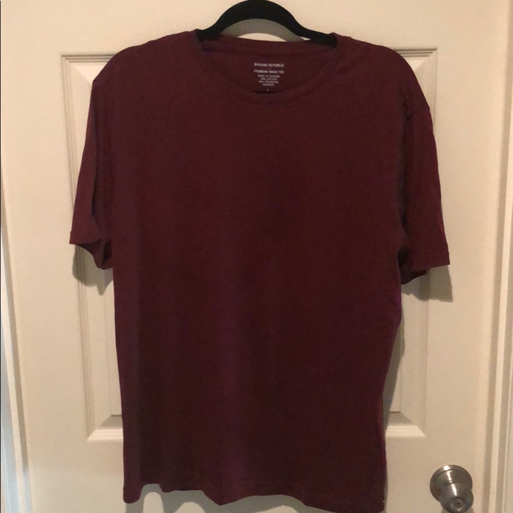 Banana Republic Maroon T-shirt